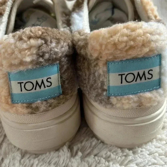 Toms Lug Platform Sneaker Multi Brown women's 8 - Picture 3 of 6